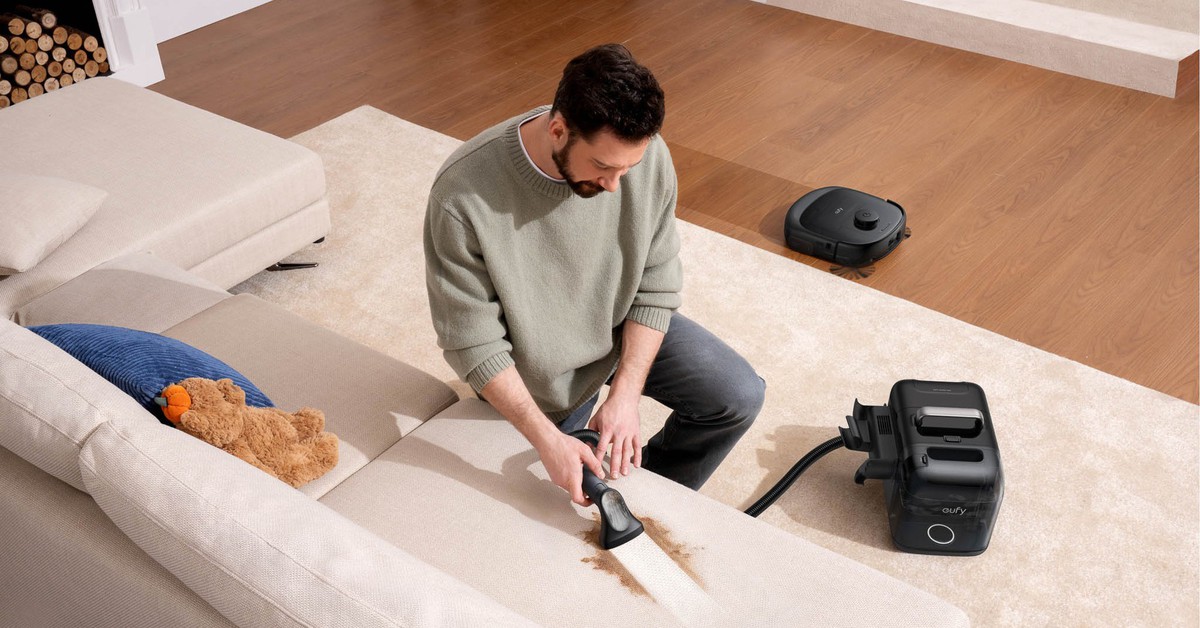 Từ mặt sàn đến sofa, thảm rồi cầu thang: Robot 3 trong 1 này muốn "cân" gần hết việc dọn nhà