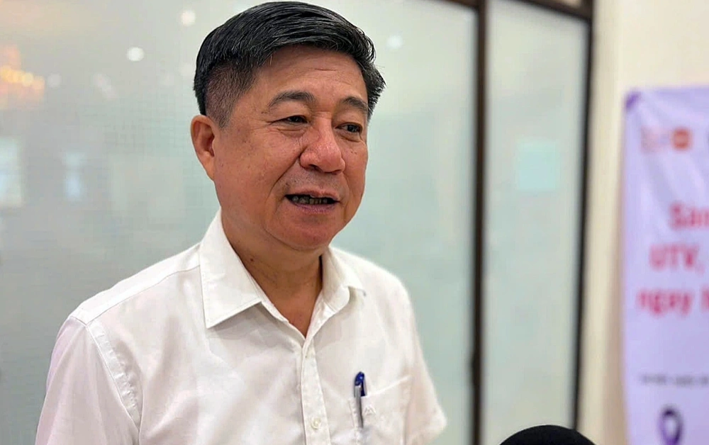 Ông Đinh Anh Tuấn, Cục trưởng Cục Bà mẹ và Trẻ em, tại hội thảo ngày 30/7. Ảnh: Phương Nam