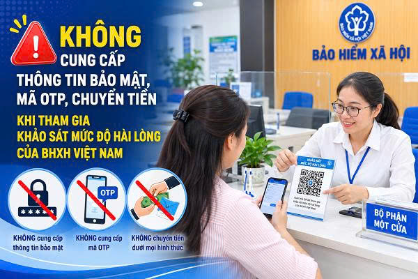Cảnh báo mạo danh bảo hiểm xã hội để lừa đảo - Ảnh: BHXH