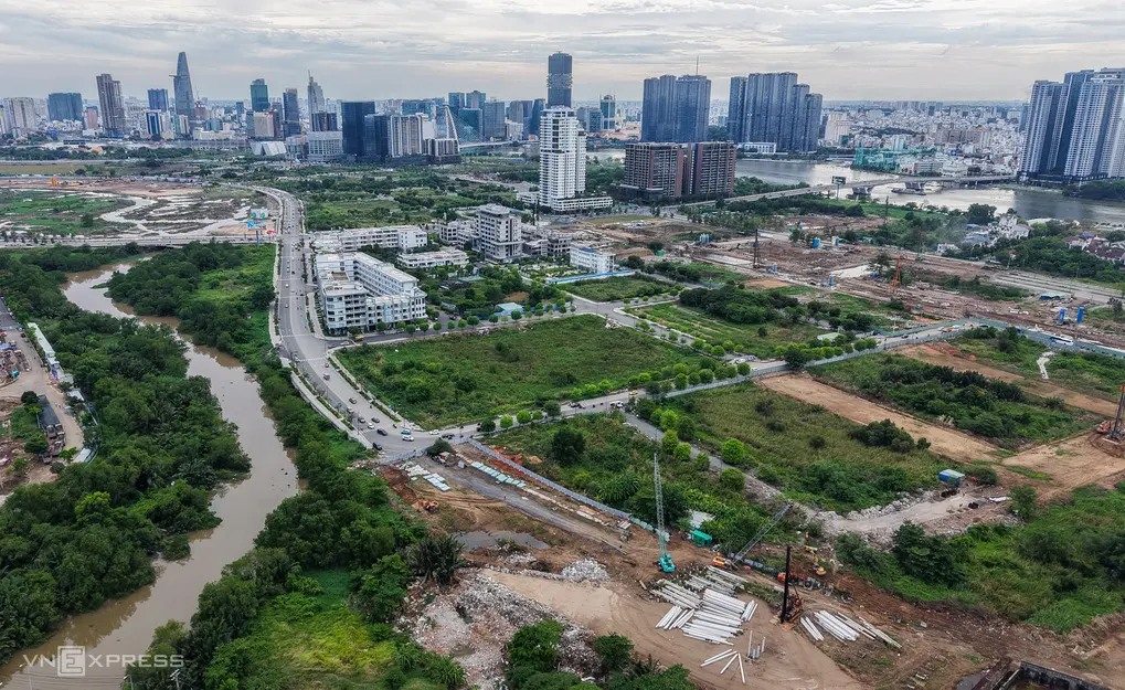 Bất động sản khu đô thị Thủ Thiêm, tháng 5/2026. Ảnh: Quỳnh Trần