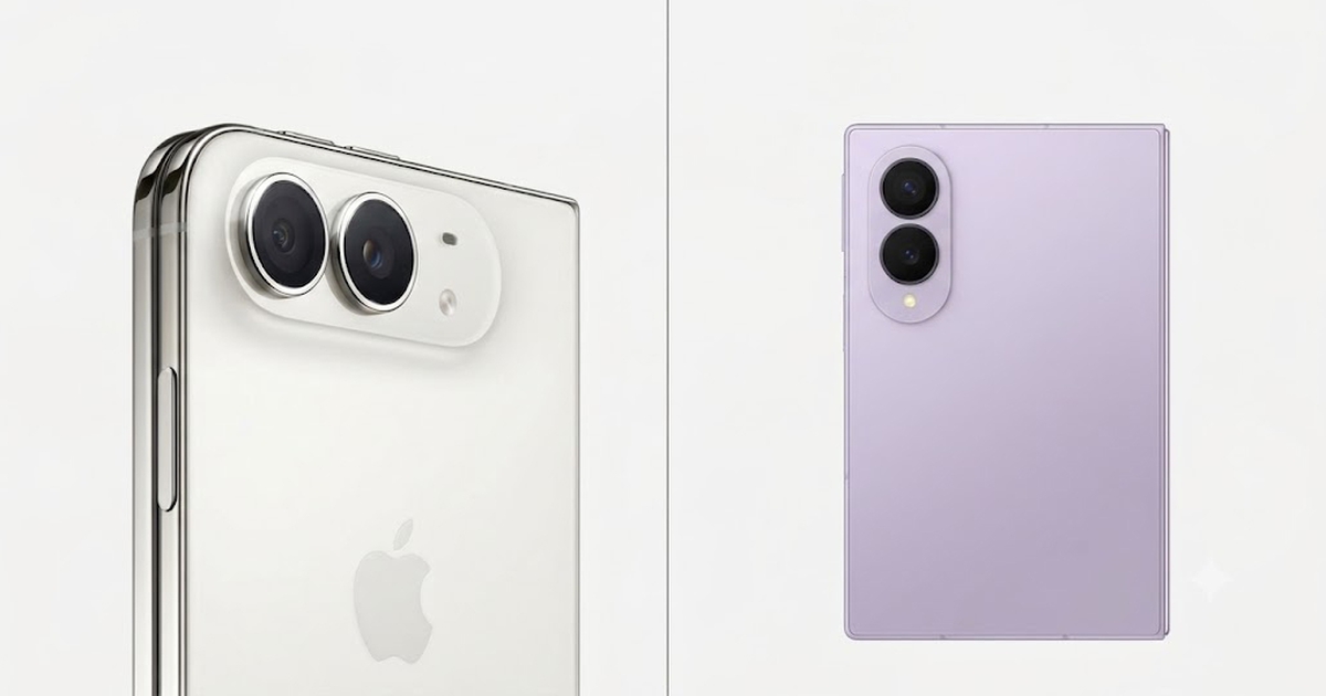 Camera kép trên iPhone Duo có gì khác Galaxy Z Fold8?
