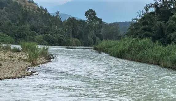 Sông Đạ Huoai nơi ông K'Mãi gặp nạn