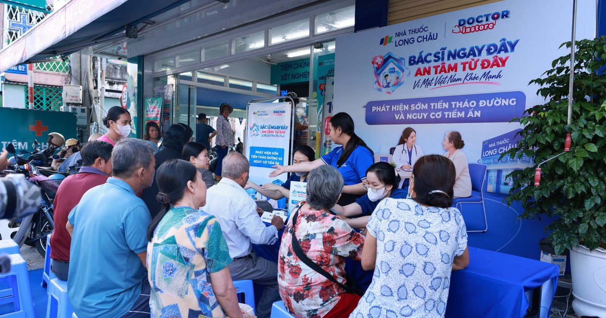 Miễn phí tầm soát sức khỏe tại Long Châu giúp phát hiện sớm mỡ máu