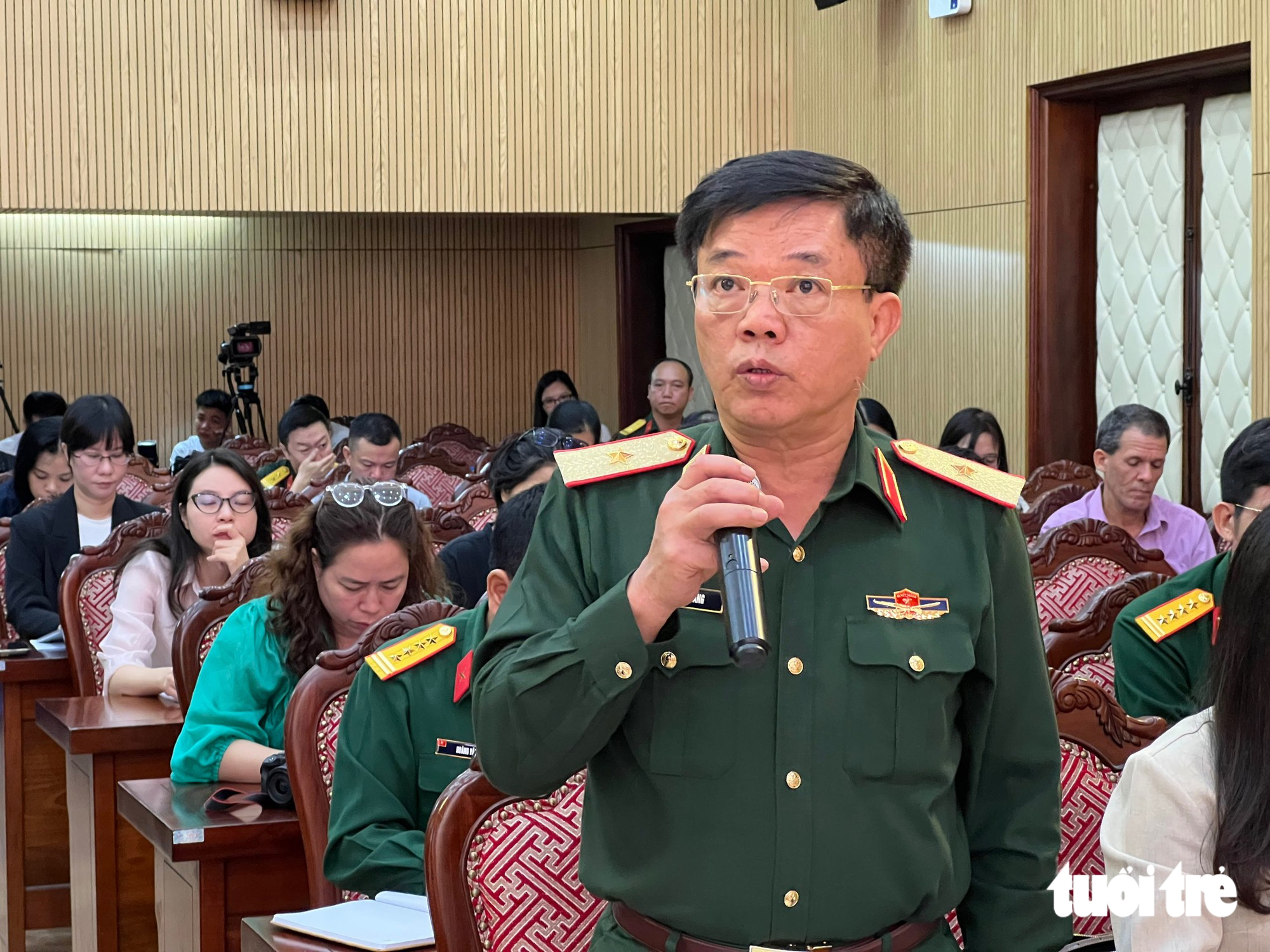 Thiếu tướng Lê Văn Đãng, Phó cục trưởng Cục Tác chiến, Bộ Tổng tham mưu Quân đội nhân dân Việt Nam - Ảnh: NAM TRẦN