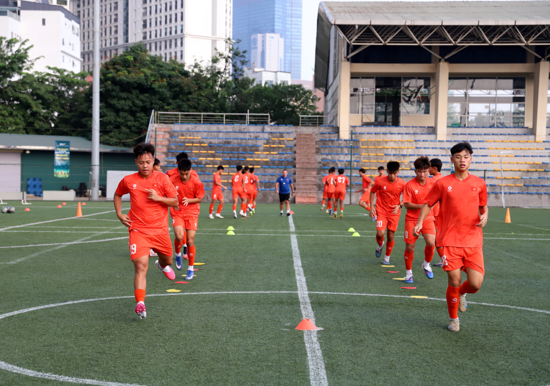 U.15 Việt Nam tích cực tập luyện cho FIFA U.15 World Cup & Festival 2026