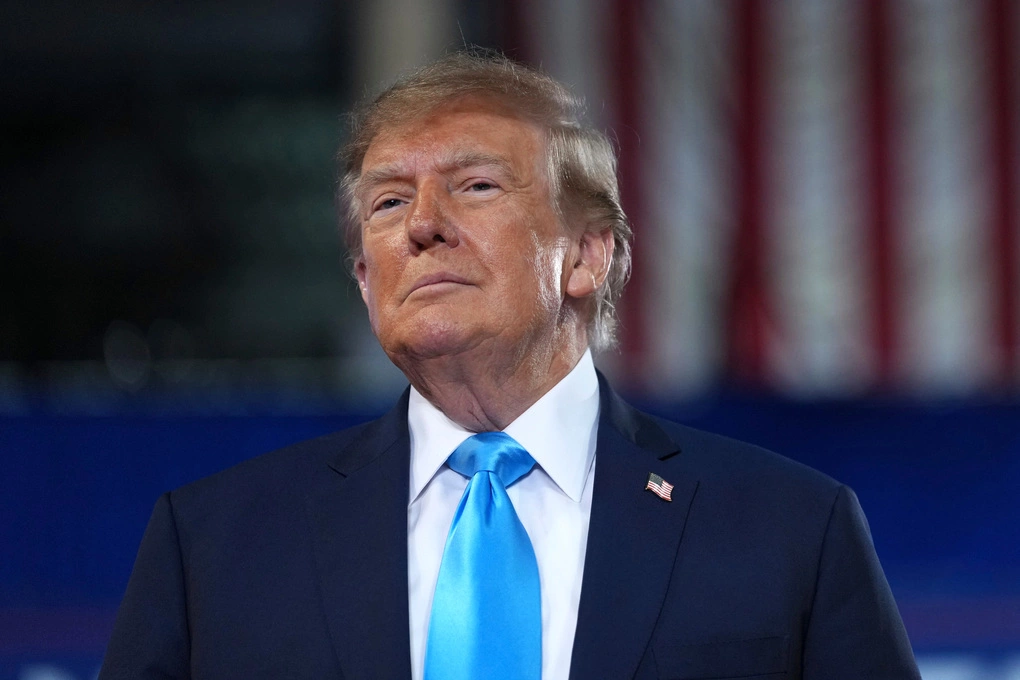 Tổng thống Donald Trump tại Highland Heights, Kentucky, ngày 17/10. Ảnh: AP