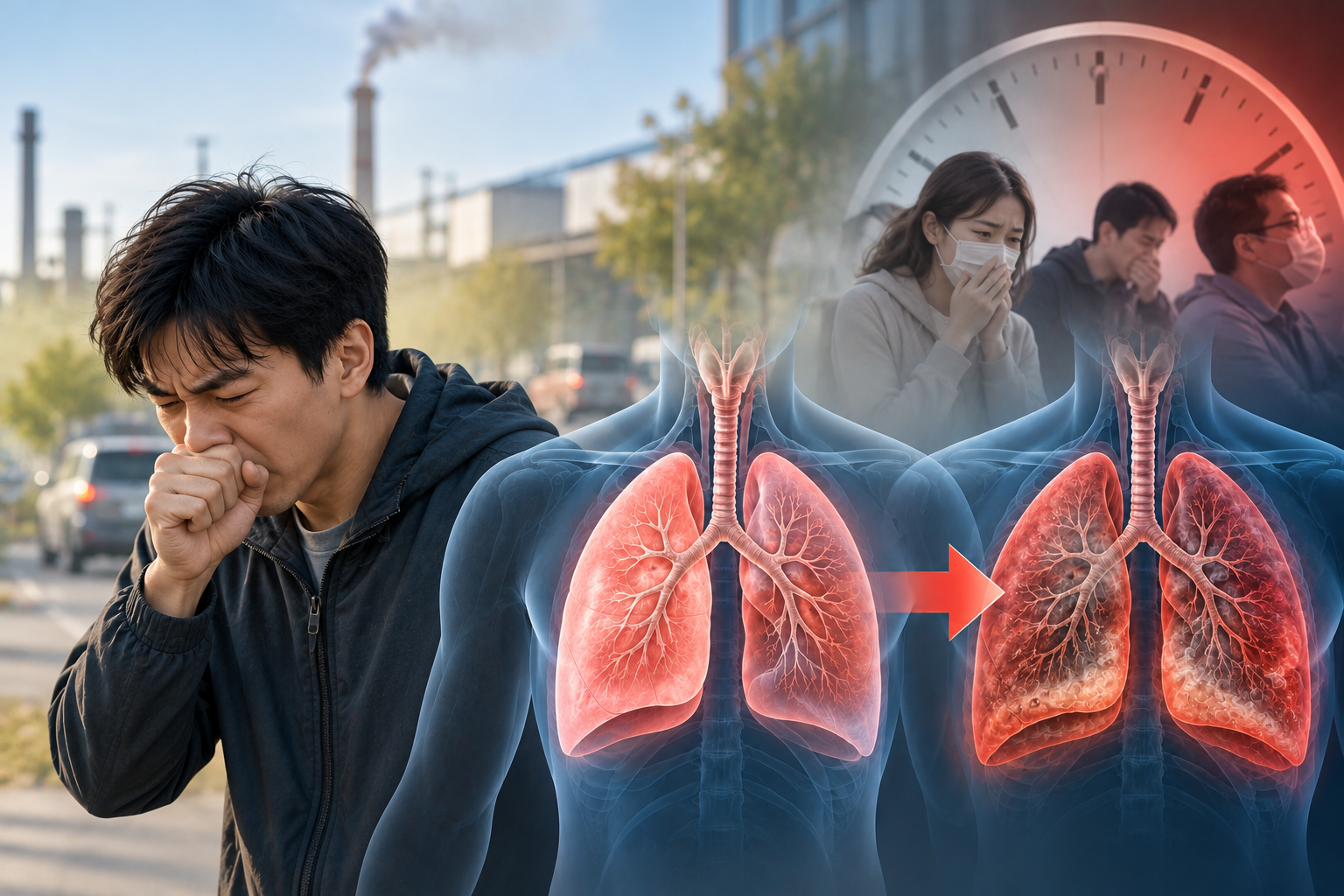 Không nên chủ quan khi đã rời khỏi vùng nhiễm khí clo vì tổn thương phổi có thể tiếp tục tiến triển trong vòng 24 giờ
