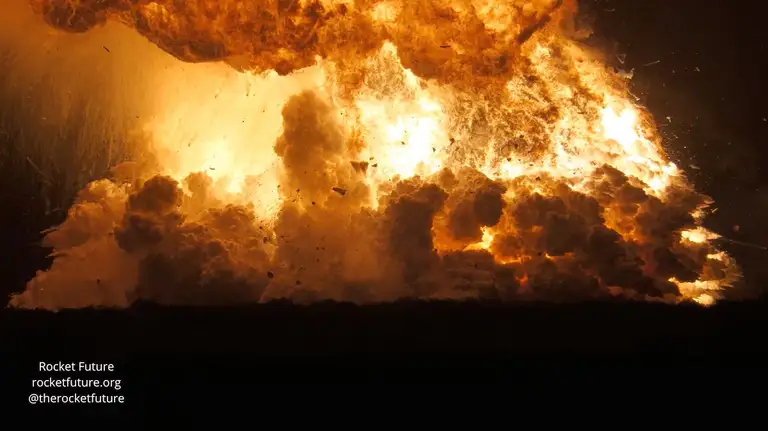 Tên lửa của SpaceX phát nổ ở Brownsville, Texas, Mỹ, ngày 18-6-2025 - Ảnh: REUTERS