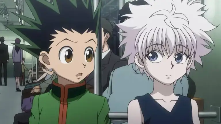 Sự vắng bóng của Gon và Killua trong arc Cuộc chiến kế vị được cho là một trong những lý do giúp Kurapika trở thành tâm điểm - Ảnh: MADHOUSE