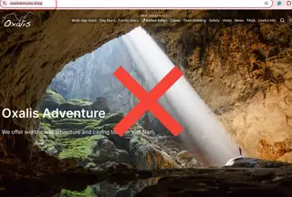 Giả mạo website bán tour thám hiểm Sơn Đoòng giá nghìn USD