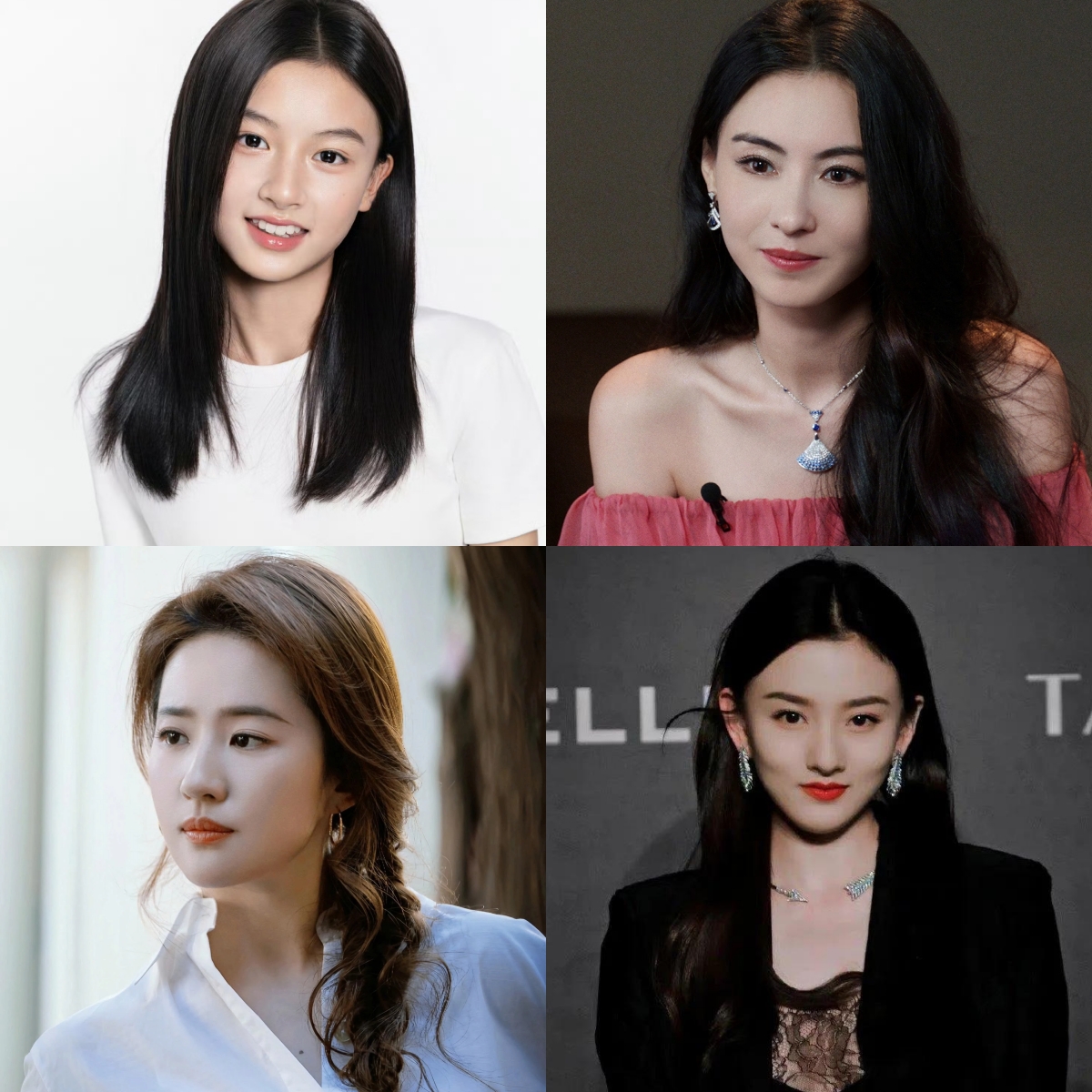 Triệu Ngọc Kỳ được nhận xét sở hữu những đường nét giống với nhiều minh tinh Cbiz.