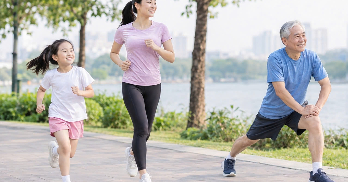 WHO khuyến nghị thời gian tập thể dục chuẩn cho từng lứa tuổi