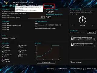Kích hoạt Resizable BAR trên bo mạch chủ của ASUS
