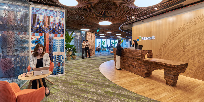 Văn phòng Microsoft tại Việt Nam - đặt tại toà Capital Place, Liễu Giai, Hà Nội - Ảnh: Internet