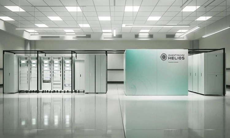 Hệ thống máy tính lượng tử thương mại Helios. Ảnh: Quantinuum