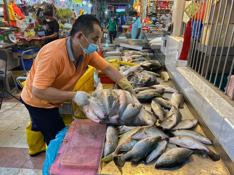 Singapore có quy định nghiêm ngặt với việc nhập khẩu hải sản vào nước này - Ảnh: STRAITS TIMES