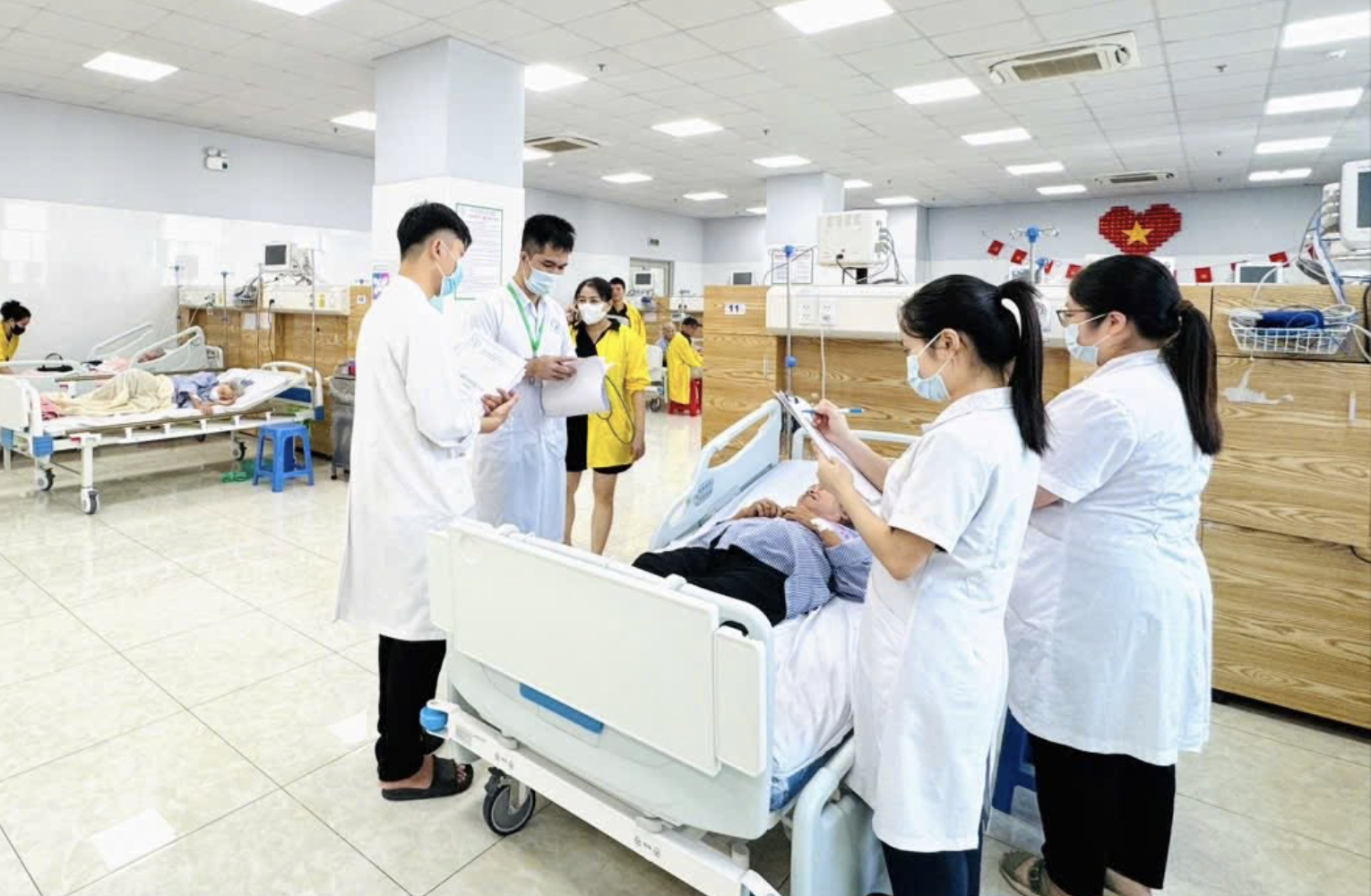Bệnh viện Đa khoa Thường Tín (Hà Nội) tiếp nhận nhiều bệnh nhân nhập viện do ngộ độc khí - Ảnh minh họa: Bệnh viện Đa khoa Thường Tín