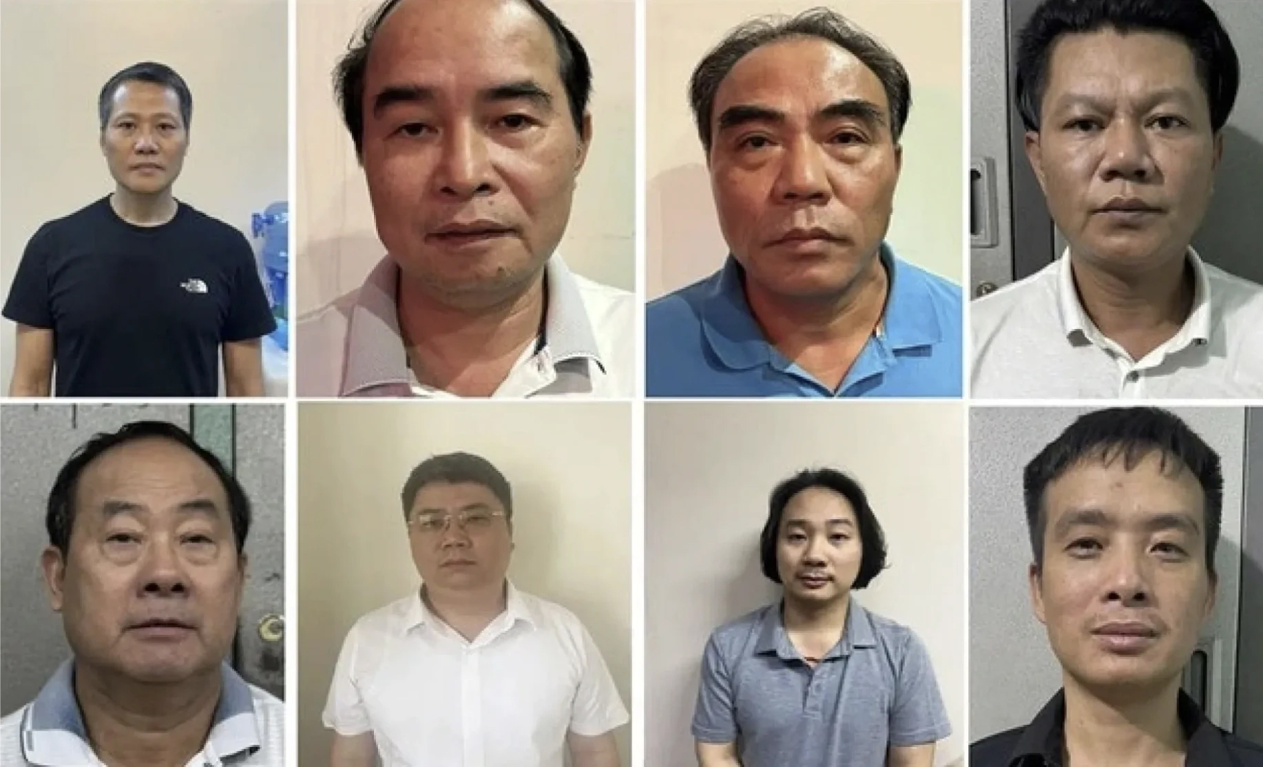 Các bị can trong vụ án