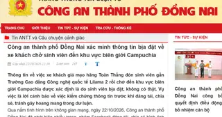 Vụ 'sinh viên đón xe đi Vũng Tàu bị chở tới biên giới Campuchia' là chuyện bịa đặt