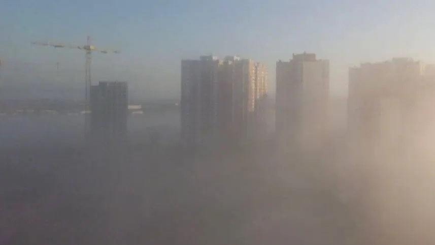 Kiev ngập khói mù sau những cuộc không kích của Nga