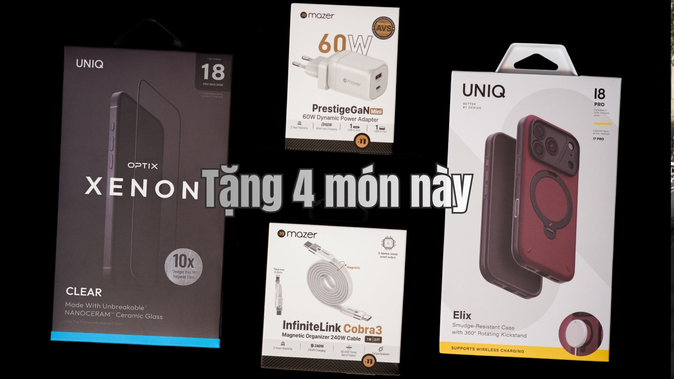 Sáng mai iPhone 18 Pro, Pro Max được giao, tặng anh em phụ kiện xịn xài chơi
