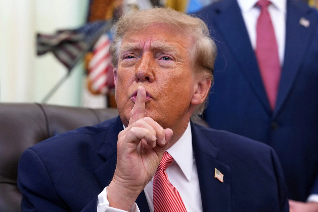 Tổng thống Donald Trump tại Phòng Bầu dục ngày 20/10. Ảnh: AFP