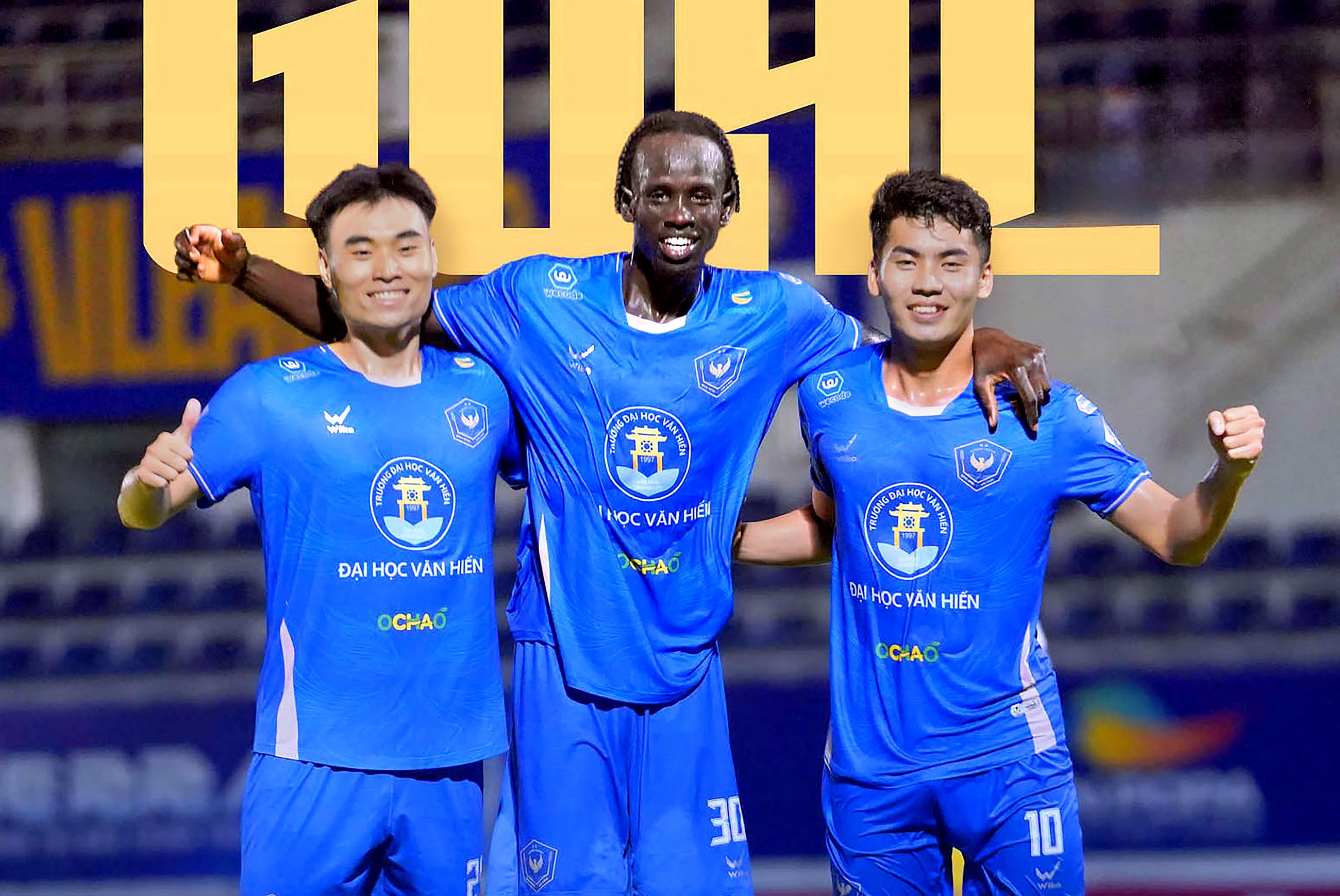 Cầu thủ CLB Bình Minh Sài Gòn ăn mừng bàn thắng - Ảnh: ĐỒNG THÁP FC