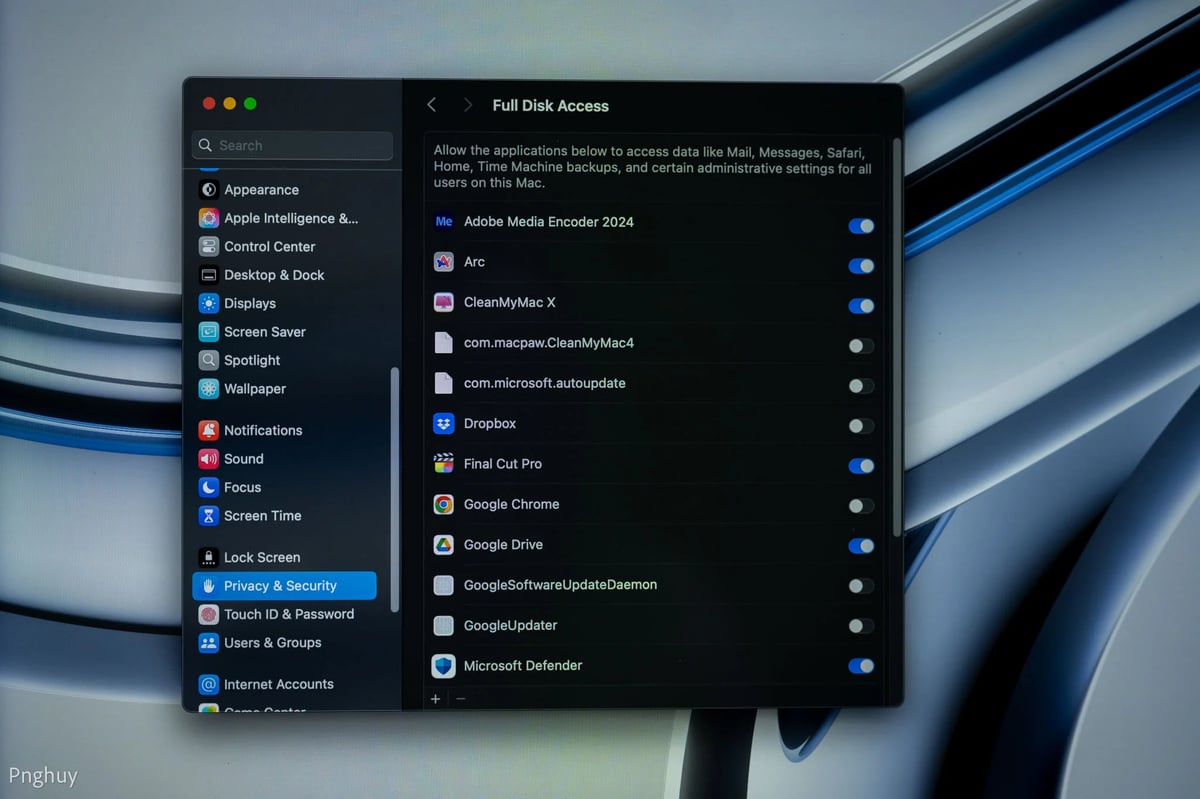 Apple siết quyền Full Disk Access trên macOS vì AI agent ngày càng mạnh