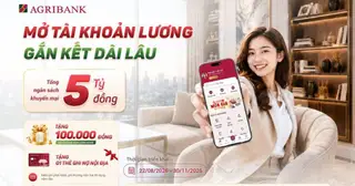 Nhận lương thuận tiện - Giao dịch dễ dàng - Tận hưởng nhiều ưu đãi cùng Agribank