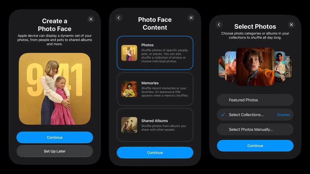 Màn hình thông minh của Apple lộ diện Photo Face giống iPhone Duo