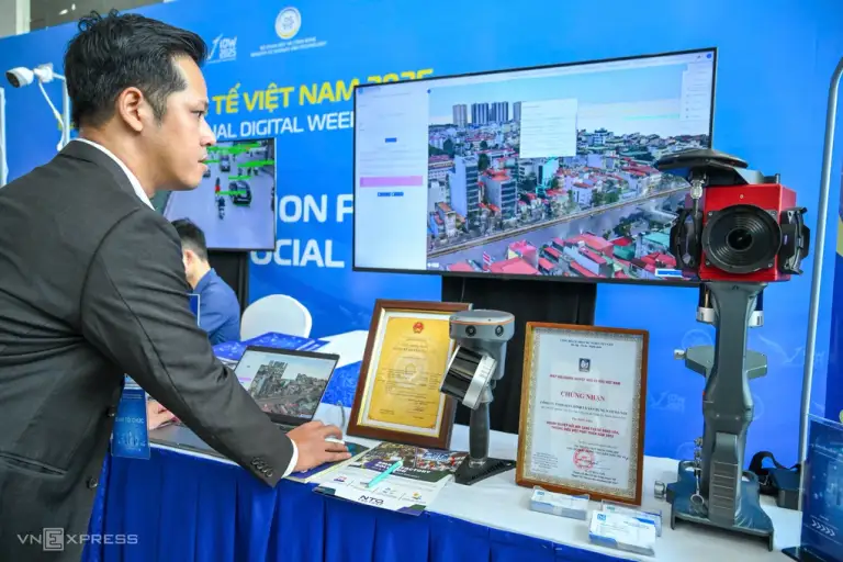 Tuần lễ số quốc tế Việt Nam 2025 có chủ đề "Quản trị trí tuệ nhân tạo - AI Governance", tháng 10/2025. Ảnh: Giang Huy