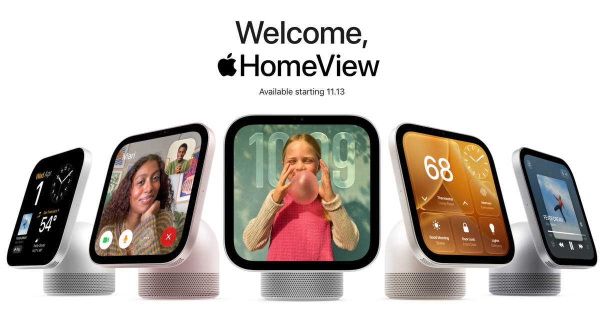 Apple ra mắt màn hình điều khiển nhà thông minh HomeView giá 299 USD