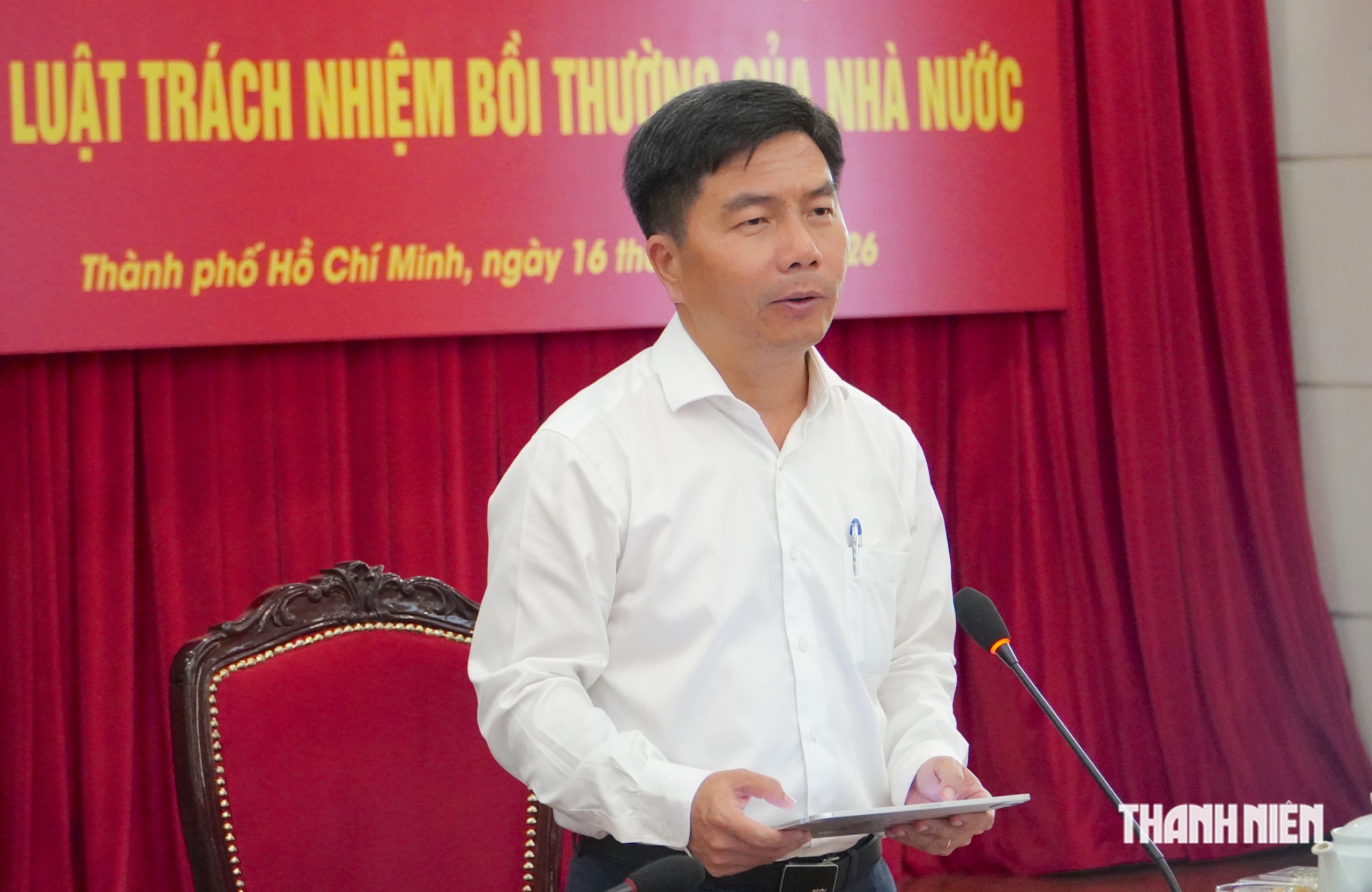 Ông Võ Hoàng Ngân, Phó trưởng đoàn đại biểu Quốc hội TP.HCM