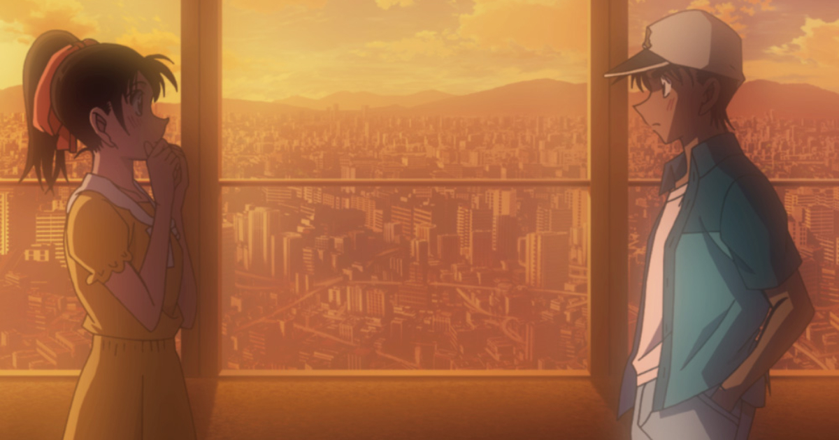 Sau 28 năm kể từ lần đầu xuất hiện trên anime, Heiji và Kazuha cuối cùng đã có câu trả lời cho tình cảm dành cho nhau - Ảnh: TMS