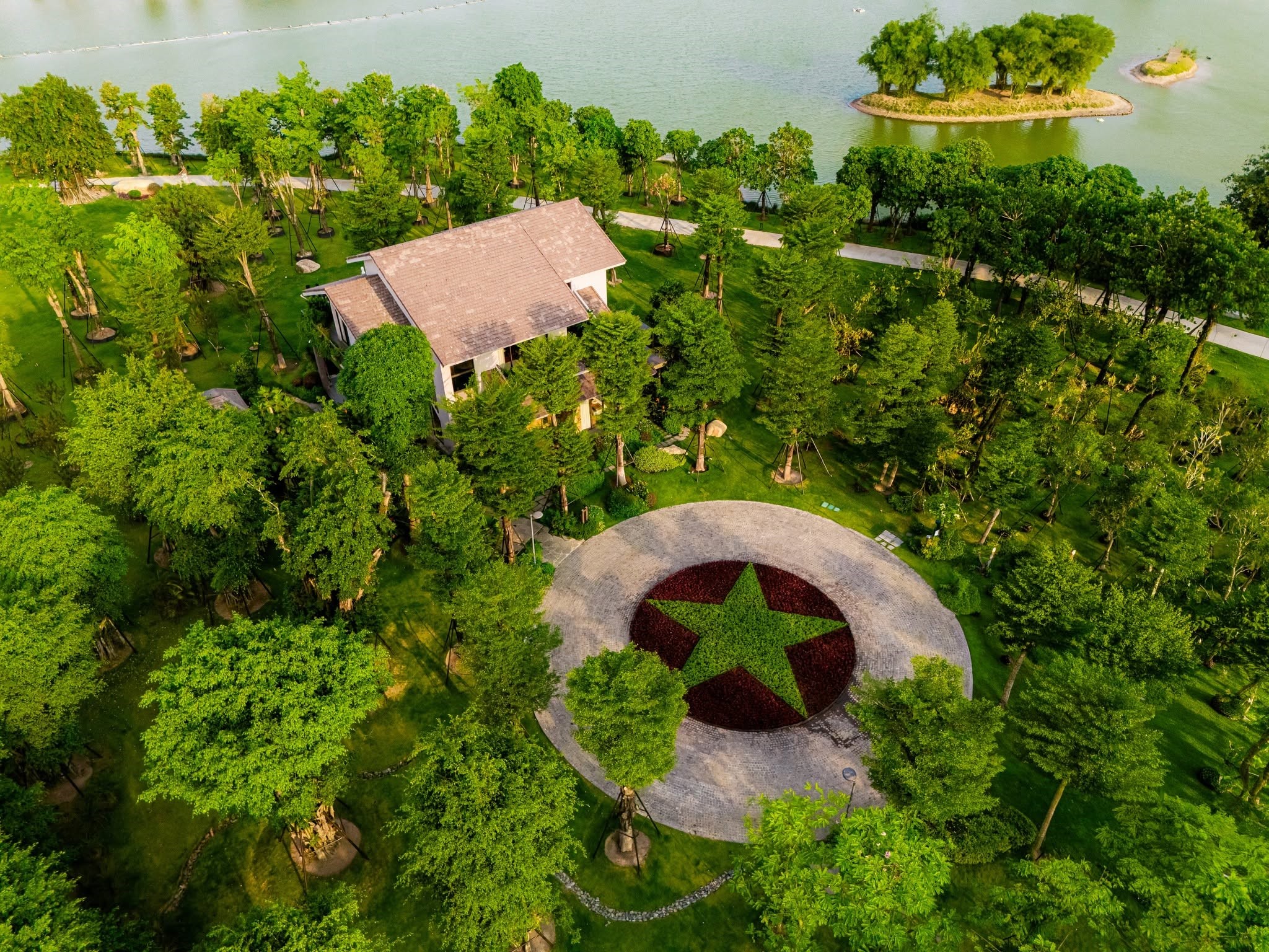 Mật độ cây xanh tại Retreat Forest là một trong những điểm nhấn của đô thị Eco Retreat - Ảnh: Phong Anh