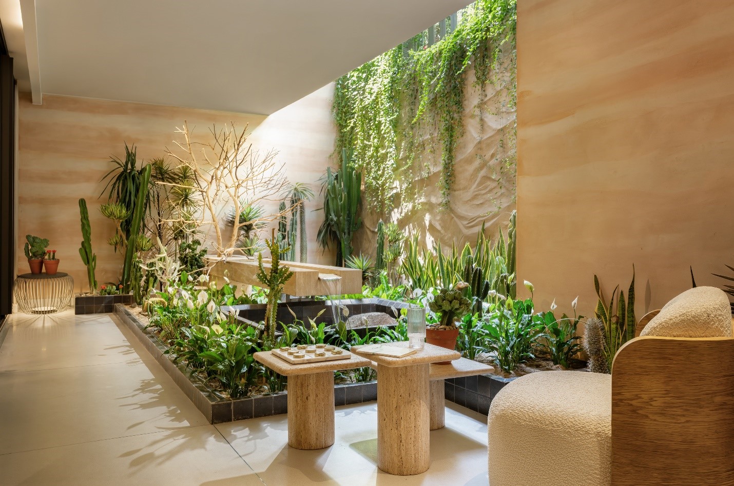 Không gian trải nghiệm riêng tư tại biệt thự có tầng hầm ở Retreat Forest - Ảnh: Phong Anh
