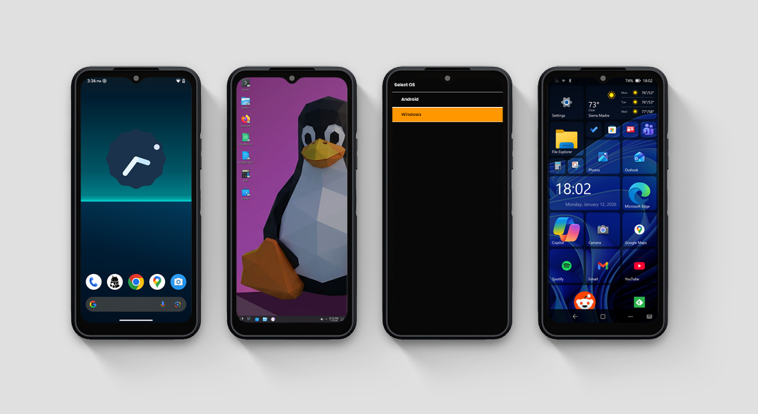 Chiếc NexPhone với ba hệ điều hành dời lịch ra mắt sang năm sau