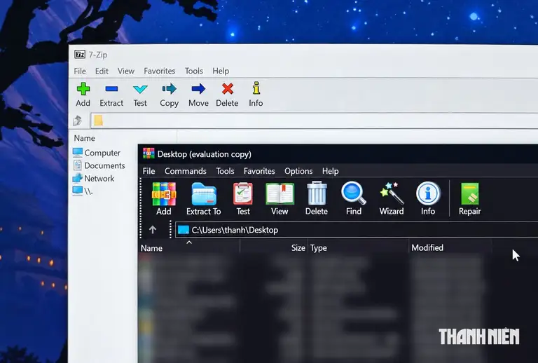 Thiếu tính năng tự cập nhật khiến 7-Zip và WinRAR tiềm ẩn lỗ hổng bảo mật