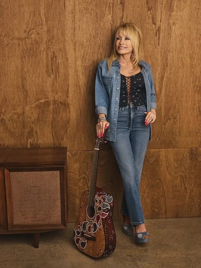 Dolly Parton trong bộ ảnh được đăng hồi tháng 4. Ảnh: Instagram Dolly Parton