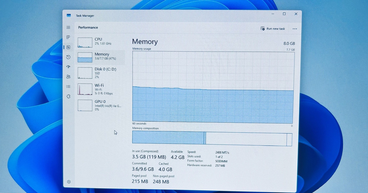 Tìm ra cách cài đặt giúp Windows 11 26H2 chỉ dùng 2,5 GB RAM