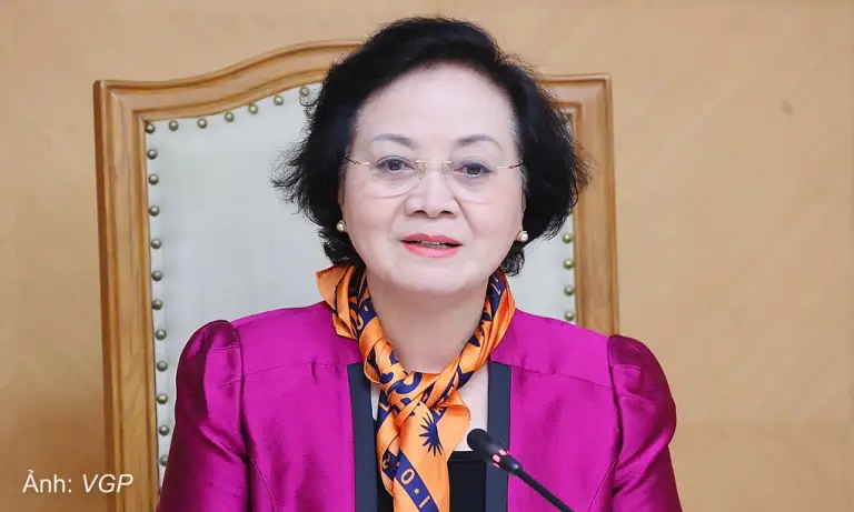 Phó thủ tướng Phạm Thị Thanh Trà làm việc với Bộ Nội vụ chiều 15/9. Ảnh: VGP