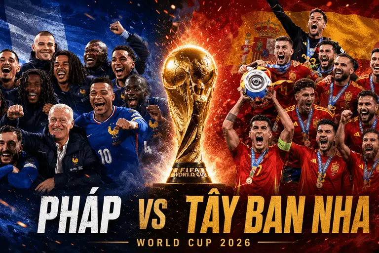 Lịch thi đấu bóng đá hôm nay ngày 14/7 - 15/7 có tâm điểm là vòng bán kết World Cup 2026 bắt đầu với trận đại chiến Pháp vs Tây Ban Nha.