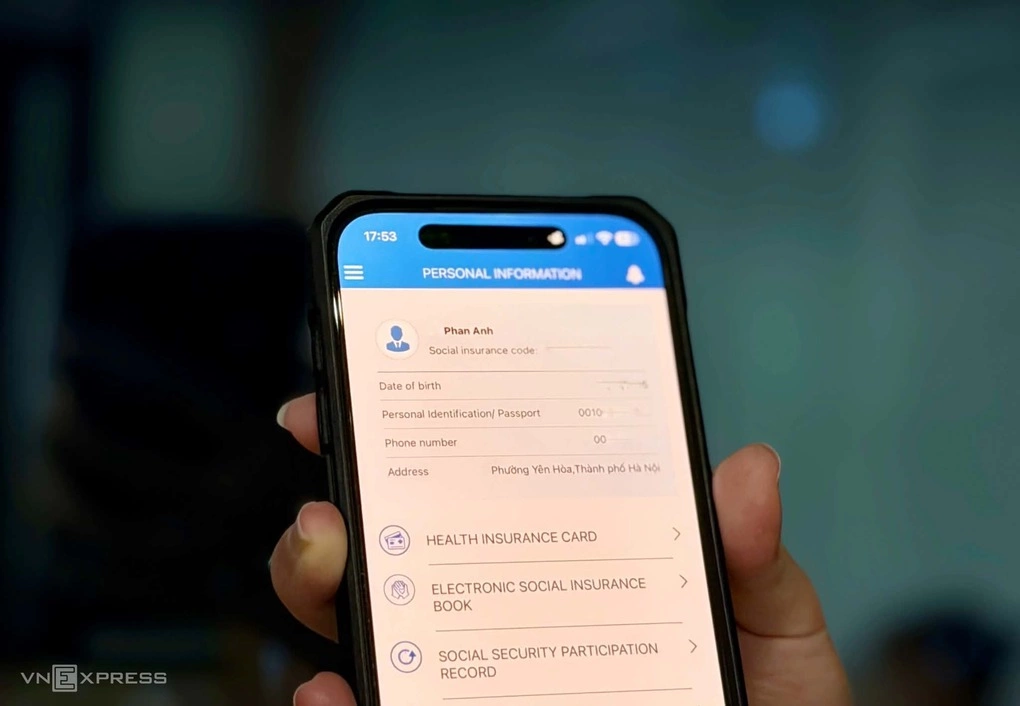 Người dùng có thể đăng nhập VssID để kiểm tra mã số BHXH đã được chuyển đổi sang định danh cá nhân 12 chữ số. Ảnh: Hồng Chiêu