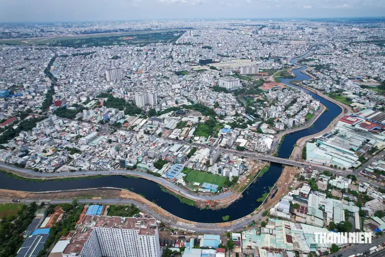 Tuyến kênh Tham Lương - Bến Cát - rạch Nước Lên đang dần hồi sinh sau khi cải tạo