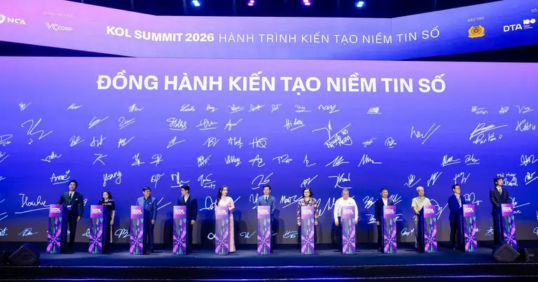 KOL Summit 2026: 34 CLB Niềm tin số và 1.500 khách mời ký cam kết đồng hành kiến tạo niềm tin số