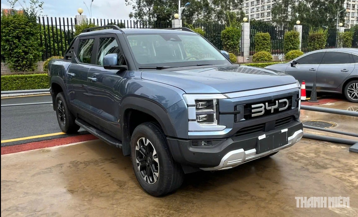 BYD đã nhiều lần "nhá hàng"mẫu xe bán tải BYD Shark 6 dùng hệ truyền động plug-in hybrid tại thị trường Đông Nam Á