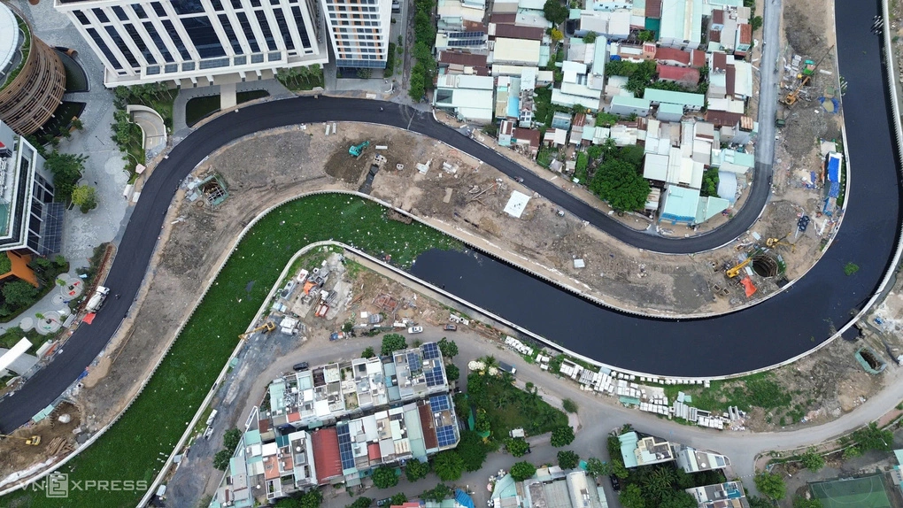 Rạch Xuyên Tâm là một trong dự án được đẩy nhanh tiến độ hoàn thành vào cuối năm 2027 thay vì 2028 như kế hoạch trước đó. Ảnh: Giang Anh