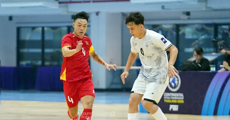Tuyển futsal Việt Nam bất bại ở giải châu lục tại Thái Lan