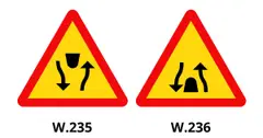 Phân biệt biển báo tam giác viền đỏ, nền vàng, khác dải phân cách thế nào?