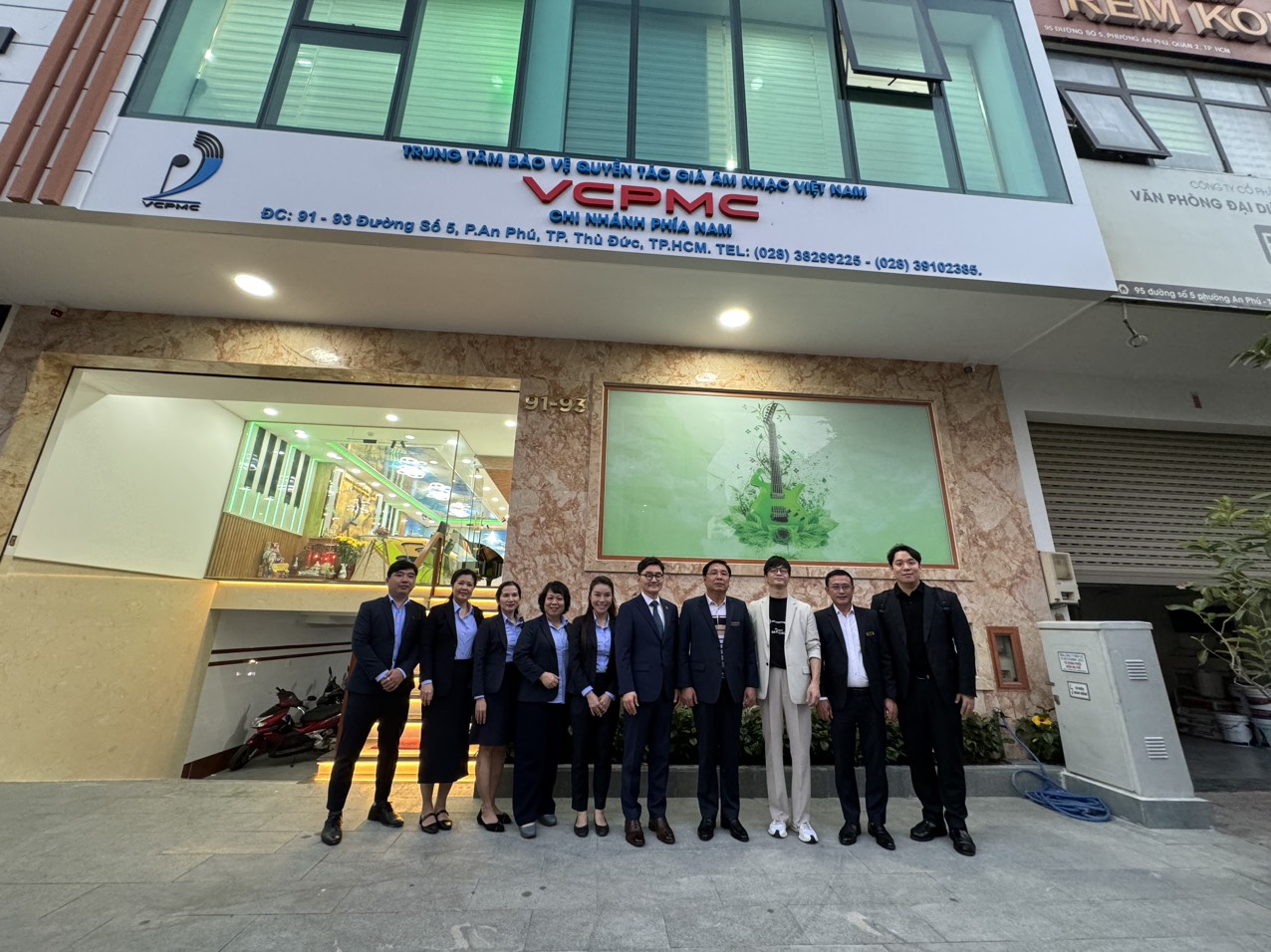 Trụ sở VCPMC toạ lạc tại số 91 - 93 đường 5, An Phú, Thủ Đức, Thành phố Hồ Chí Minh - Ảnh: VCPMC